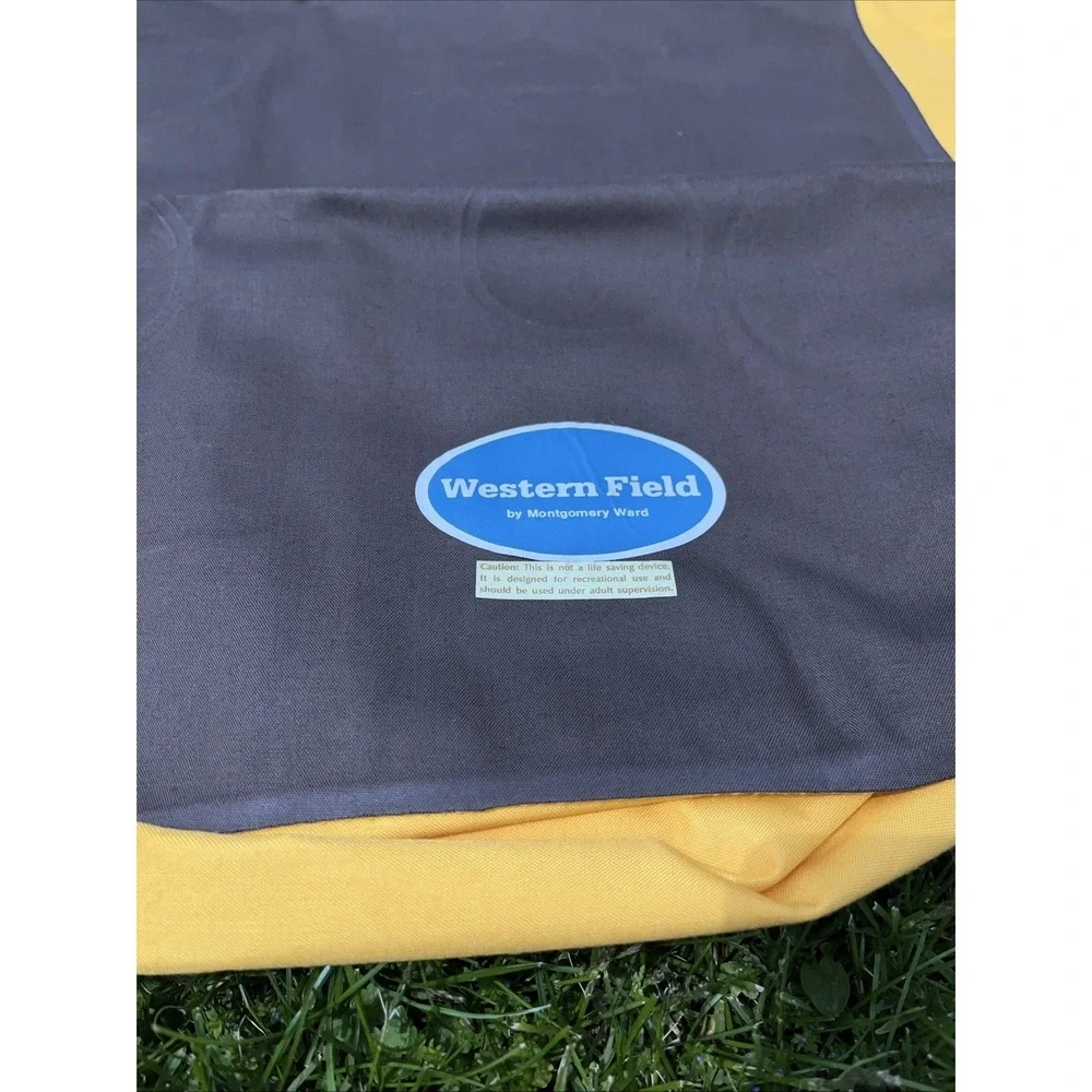 Vintage‎ Western Field by Montgomery Ward air mattress Inflatable Raft